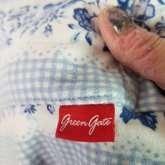 Green Gate floral zip running jacket hoodie - Picture 4 of 8